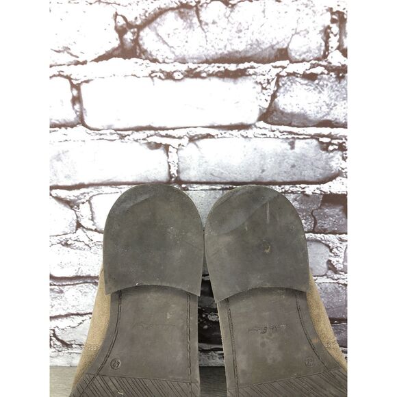 Experience Taupe Suede Leather Oxfords Cap Toe Casual Shoes Men’s Sz 42EU/9M US - Picture 16 of 16